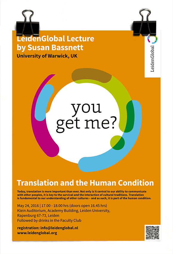 LeidenGlobal 2016 lecture - Susan Bassnett - Leiden University