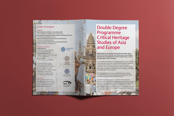 Double Degree Programme - Critical Heritage Studies of Asia and Europe