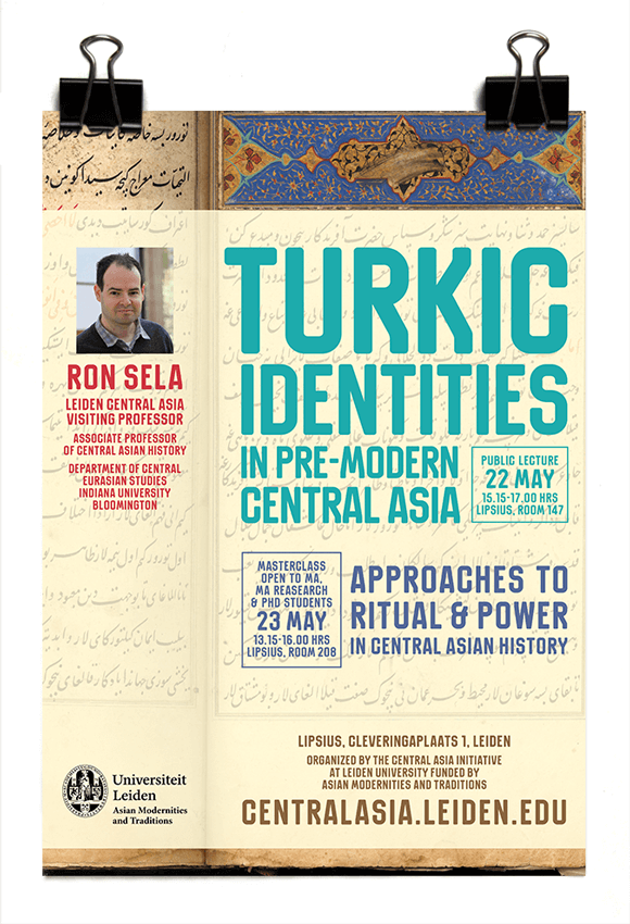 Central Asia Initiative 2017 - Ron Sela - Turkic Identities in pre-modern Central Asia - AMT